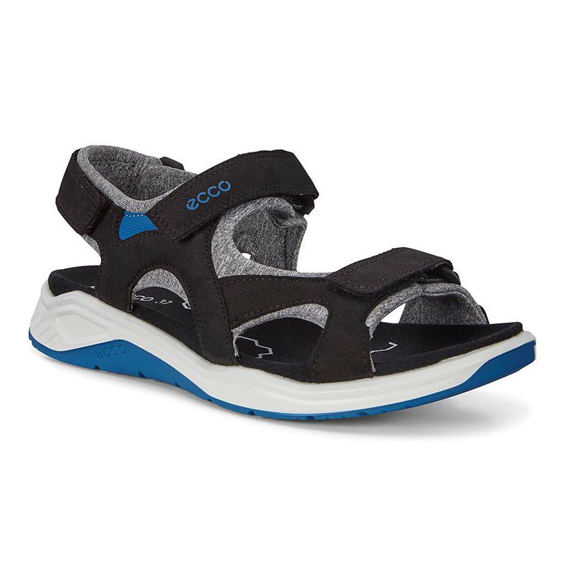 Kids Ecco X-Trinsic K - Sandals Black - India VGUMSA576